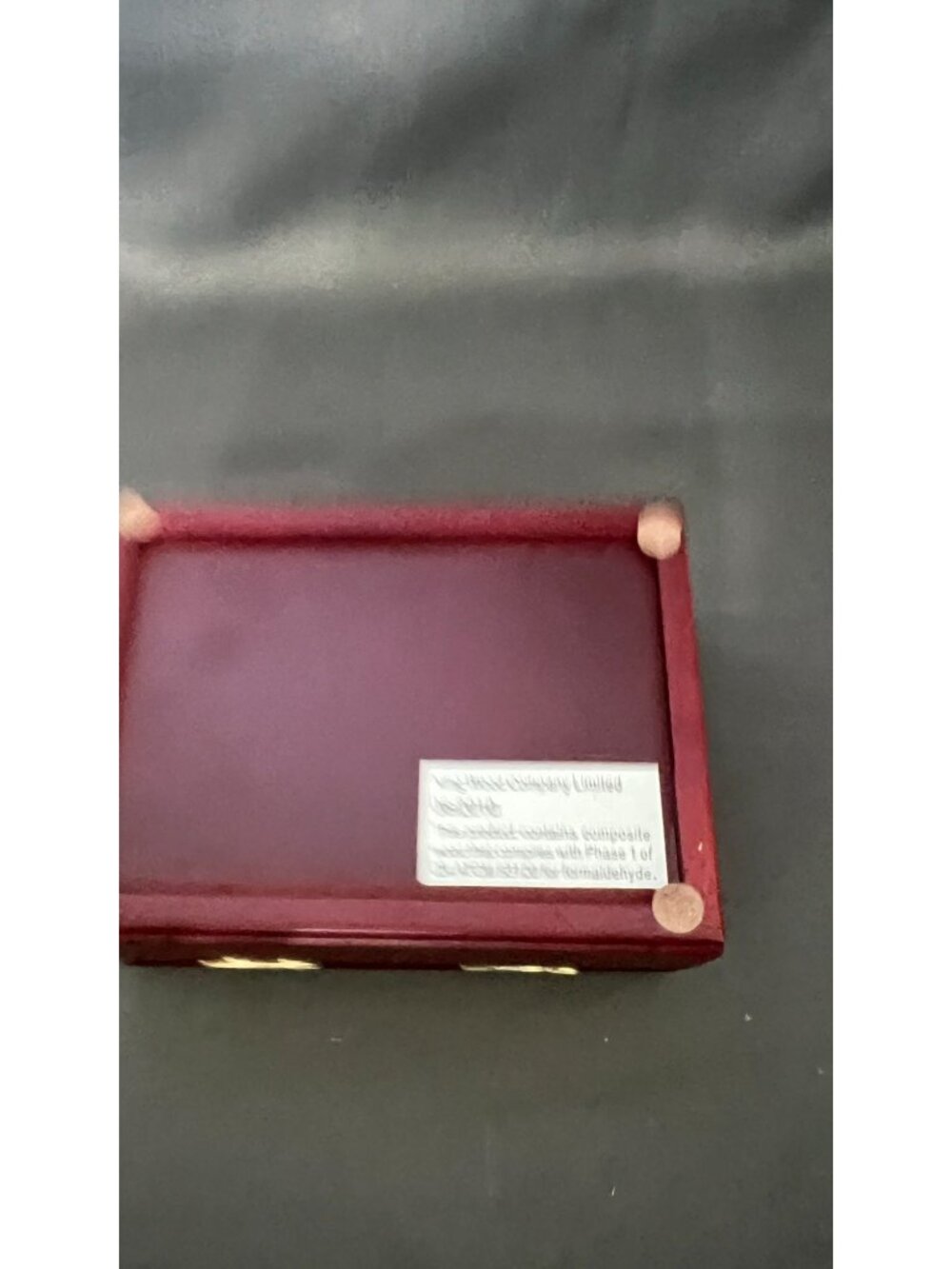 Heart-Shaped Wooden Jewelry Box With Glass Lid & Compartments - Picture 4 of 5